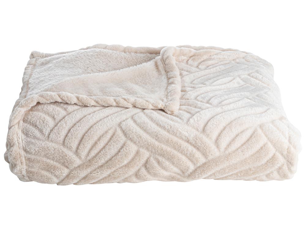 Fleece plaid beige (130*70cm)