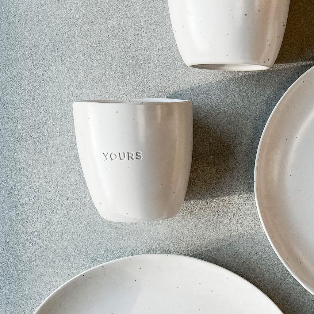 Set van 2 tassen I Yours & Mine