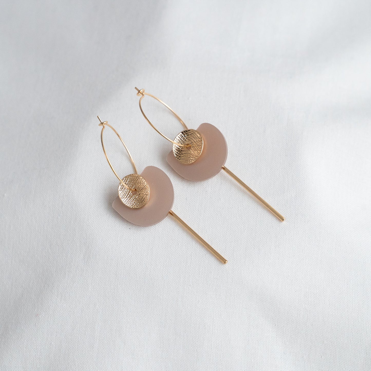 Studio Nok Nok Oorringen Timeless.09 Pink