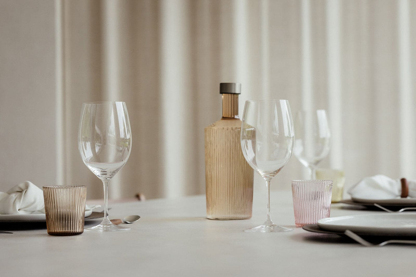Paveau geribbeld glas I Bells