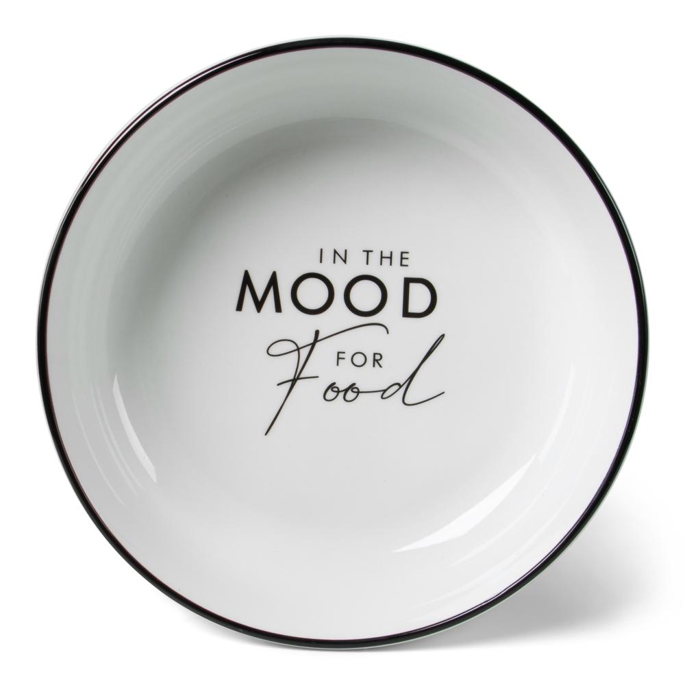 Bord 'in the mood for food" Ø 21cm
