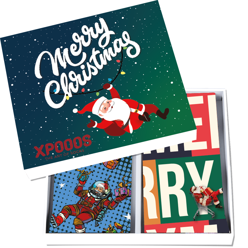 Cadeaubox Herensokken Xmas (m39-46)