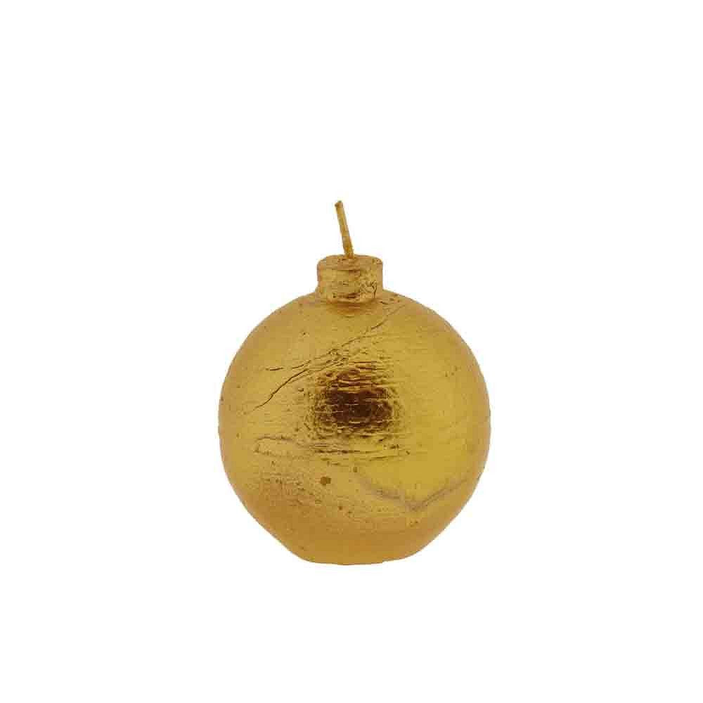 Kaars kerstbal I Goud