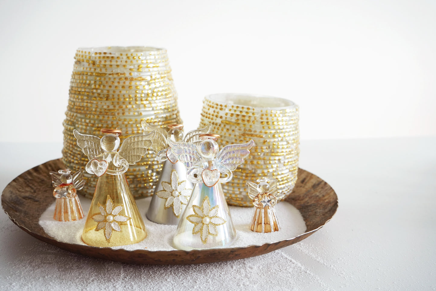 Kerstdeco I Glazen engeltjes