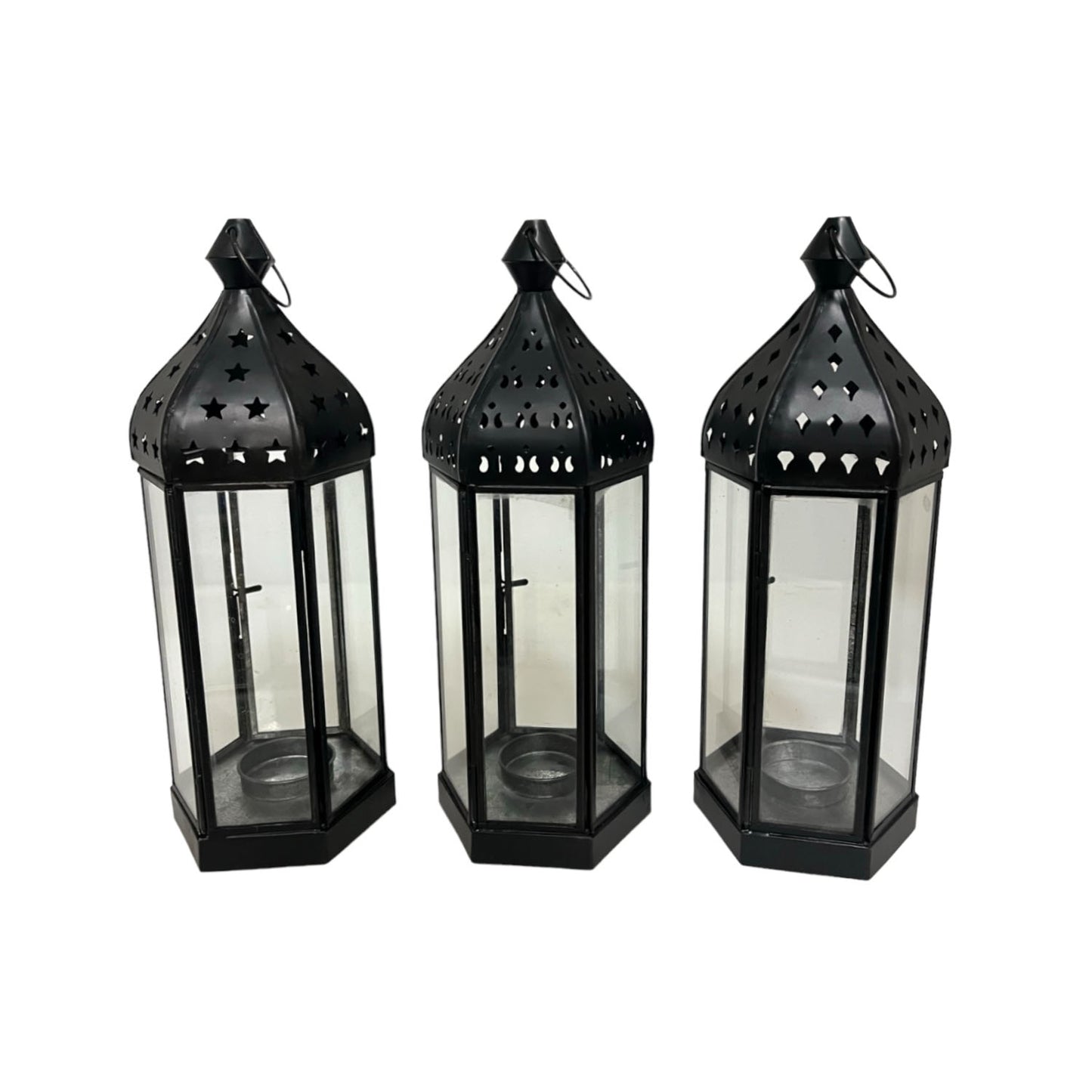 Windlicht Ducha zwart L