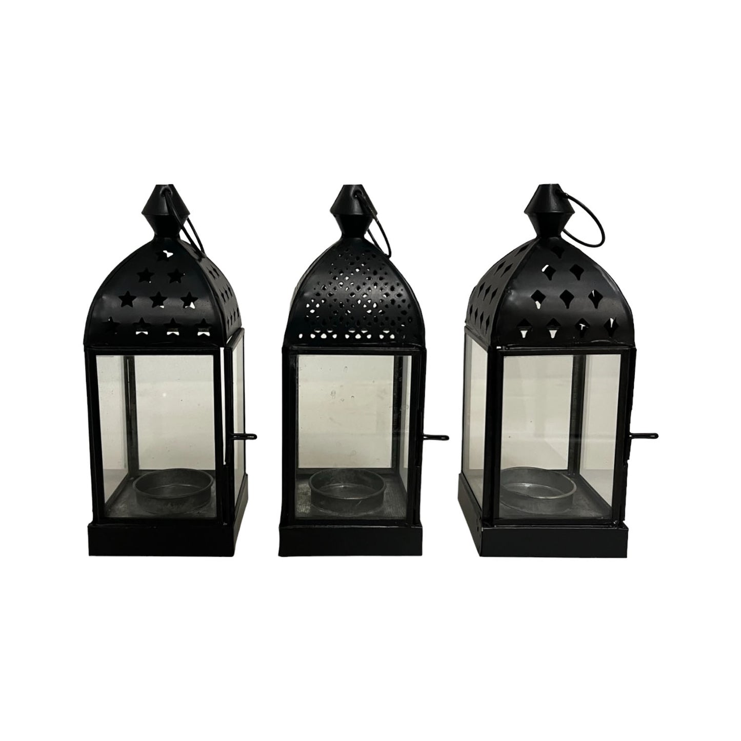 Windlicht Ducha zwart M