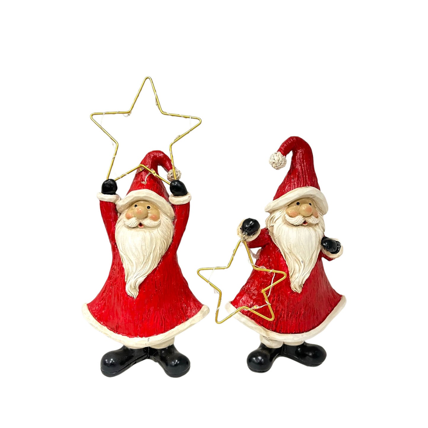 Kerstdeco I Kerstman (S) met LED ster