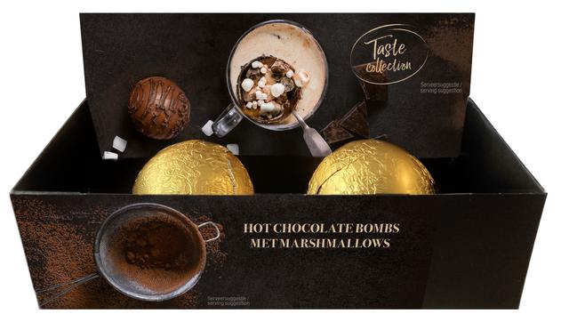 Hot choco bombs marshmallows
