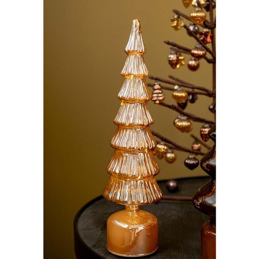 Kerstboom muziekdoos | Beige