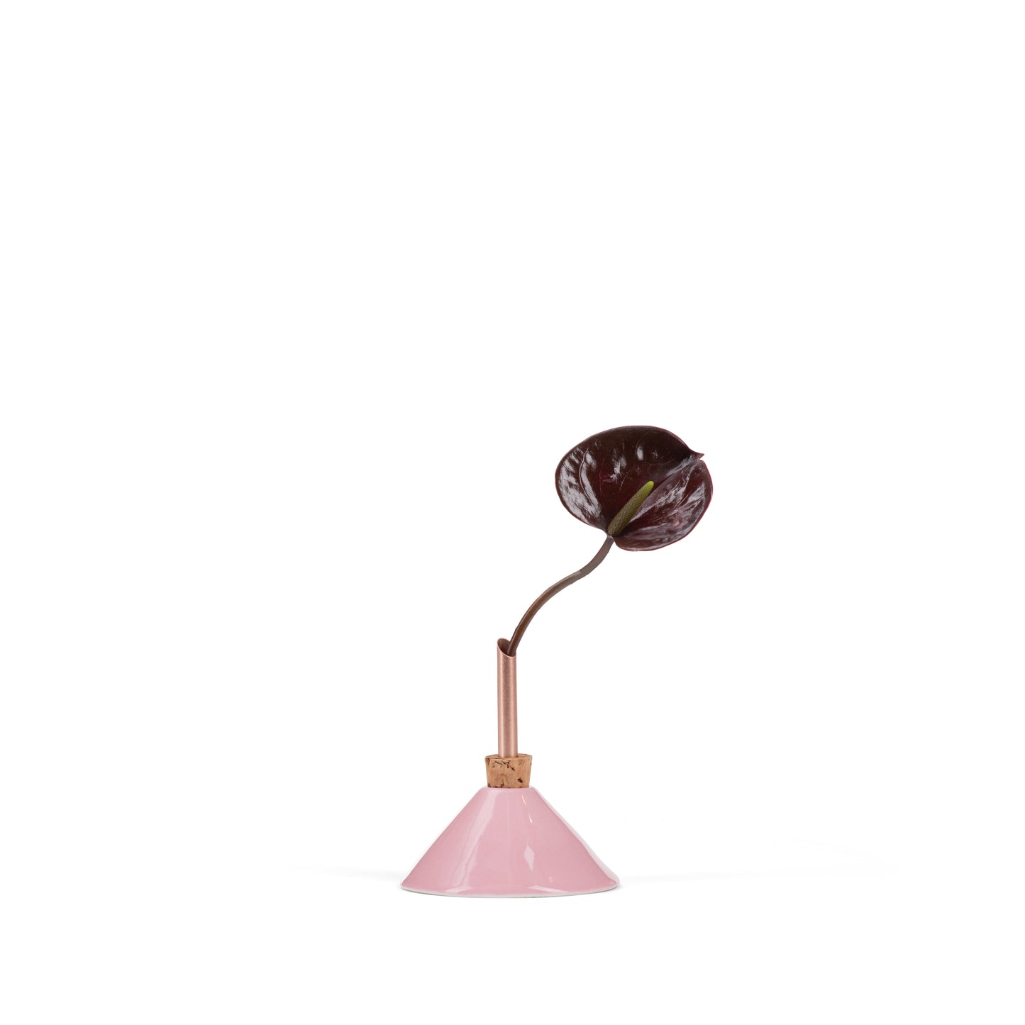 Porseleinen vaasje Dew pink D70
