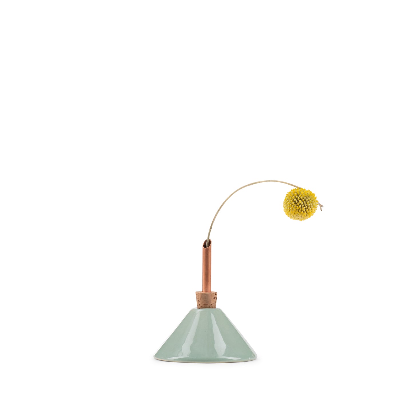 Porseleinen vaasje Green D70