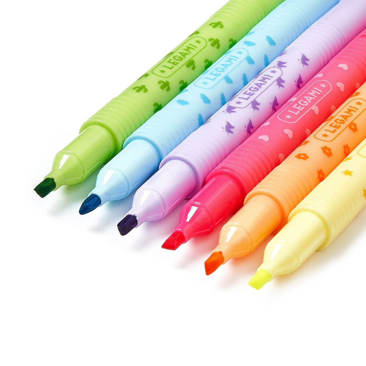 Set van 6 uitwisbare markeerstiften