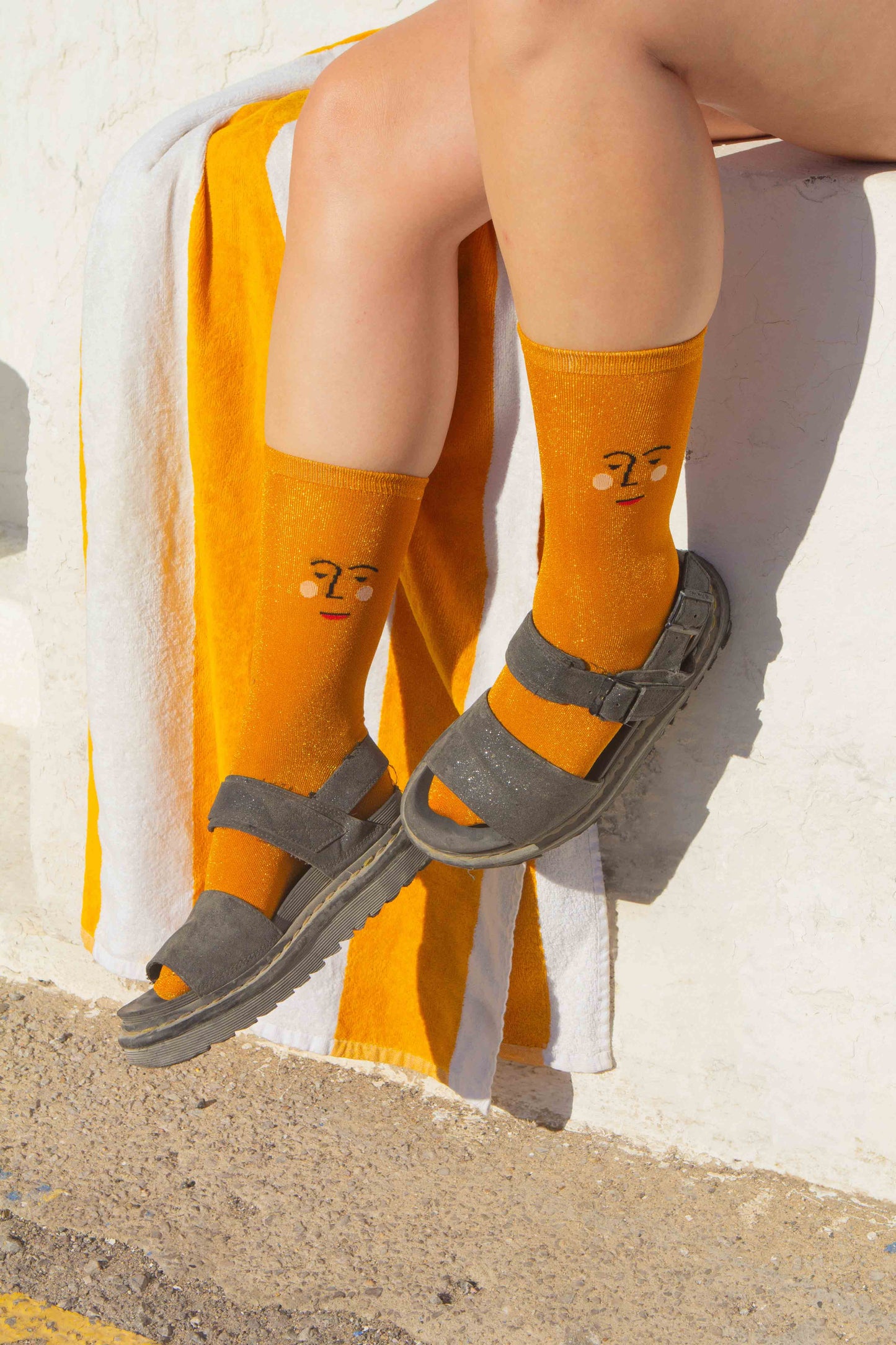 Eat my socks I Sokken 'hot sunshine'