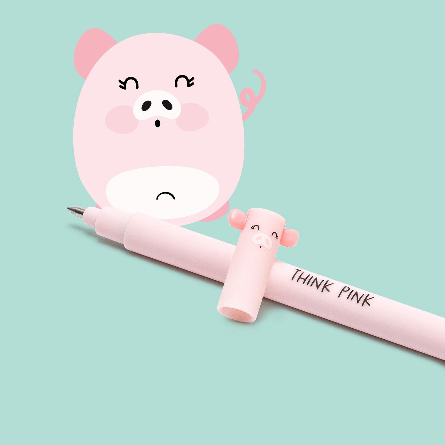 Uitwisbare balpen - Piggy