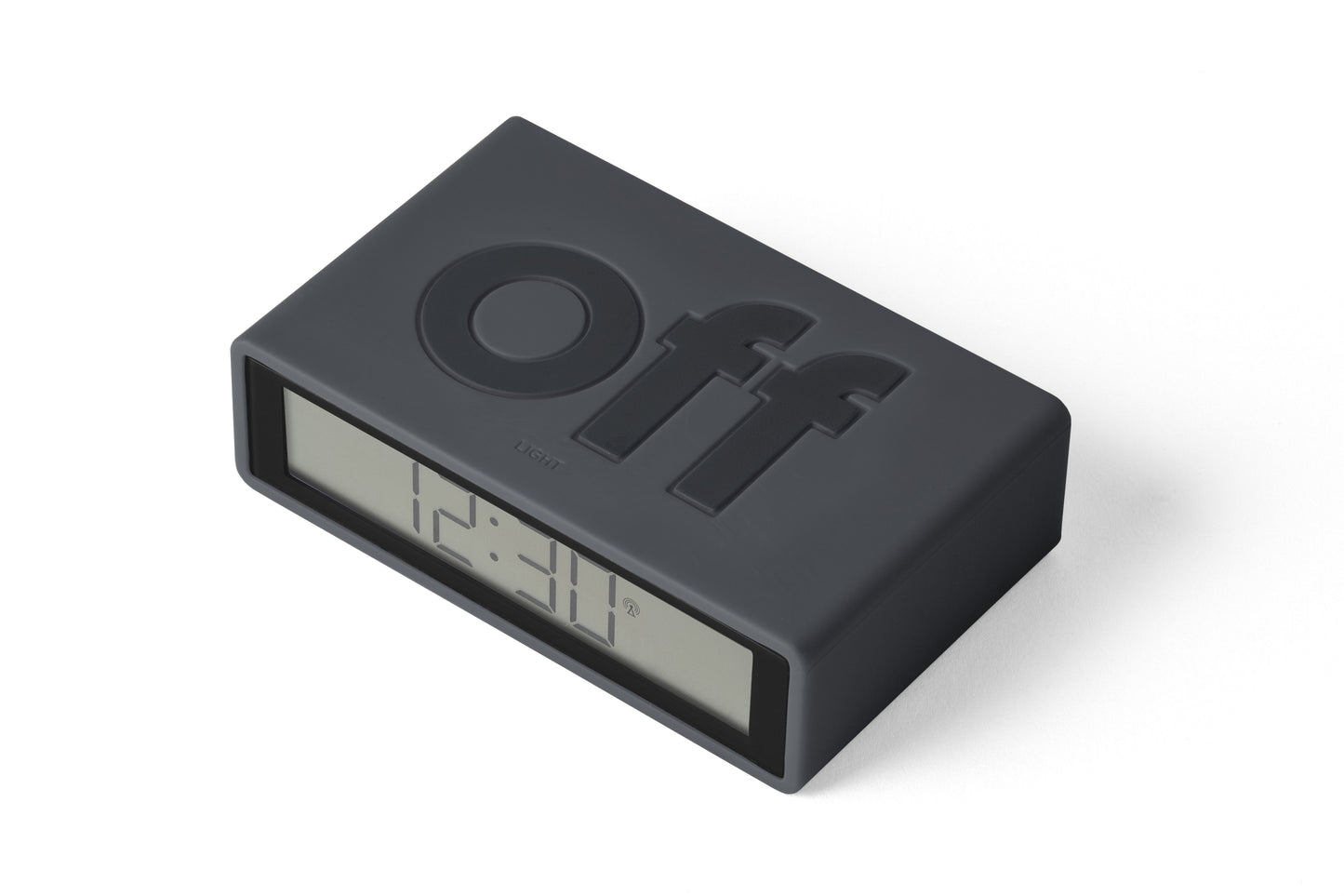 Flip omkeerbare wekkerradio I Donkergrijs