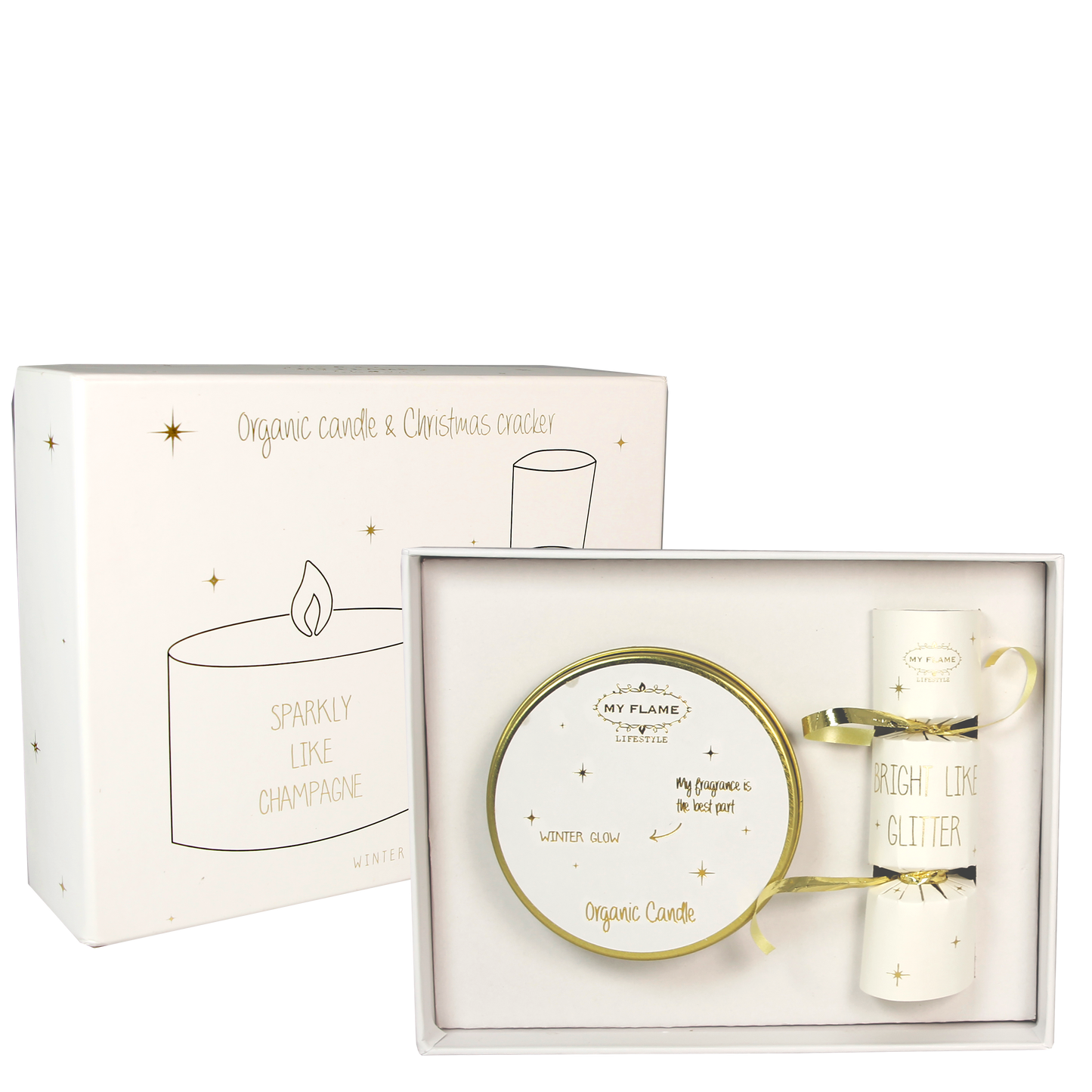 XMAS Cadeaubox Sparkly like Champagne