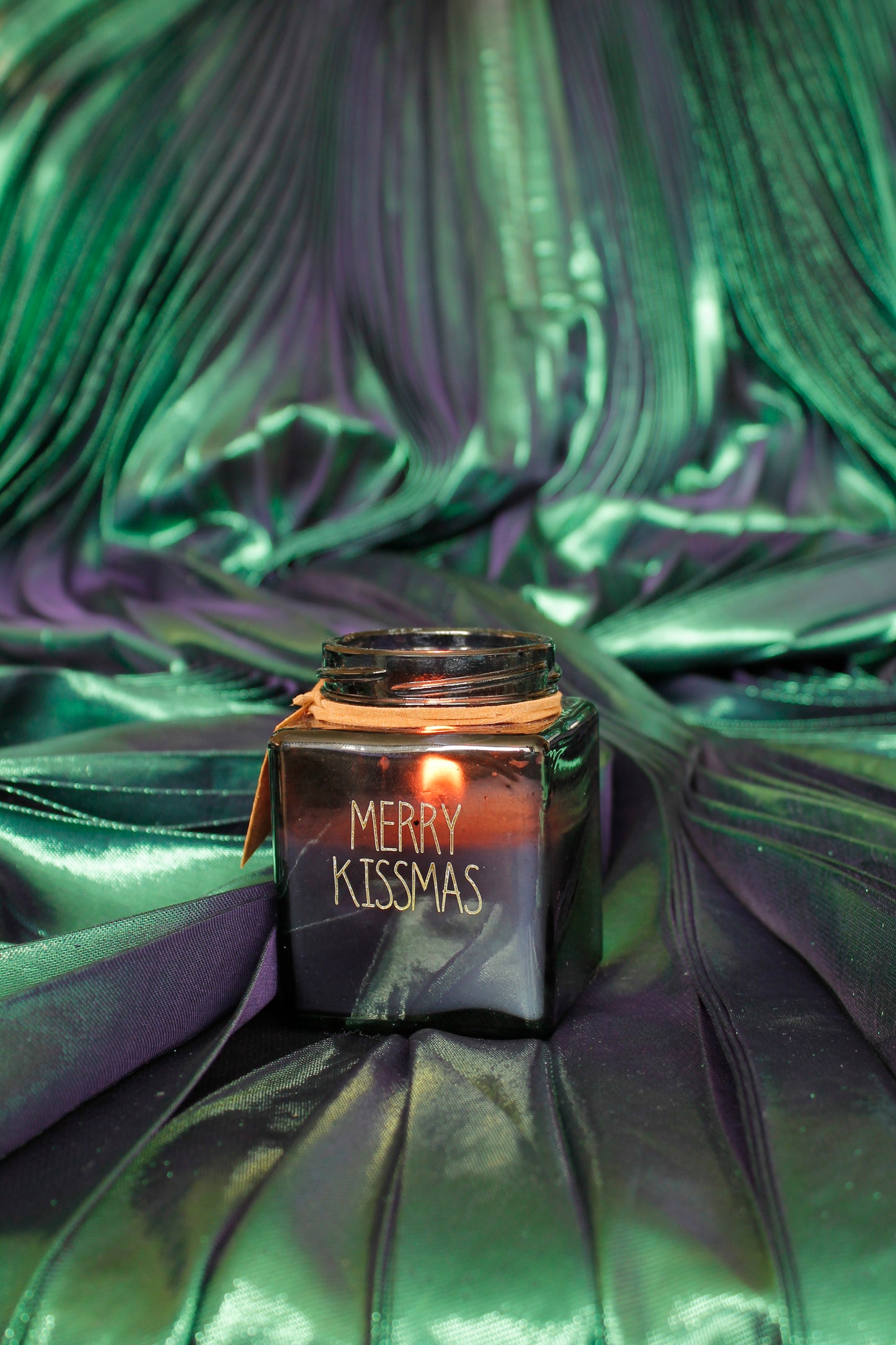 Geurkaars sojawas 'Merry kissmas"