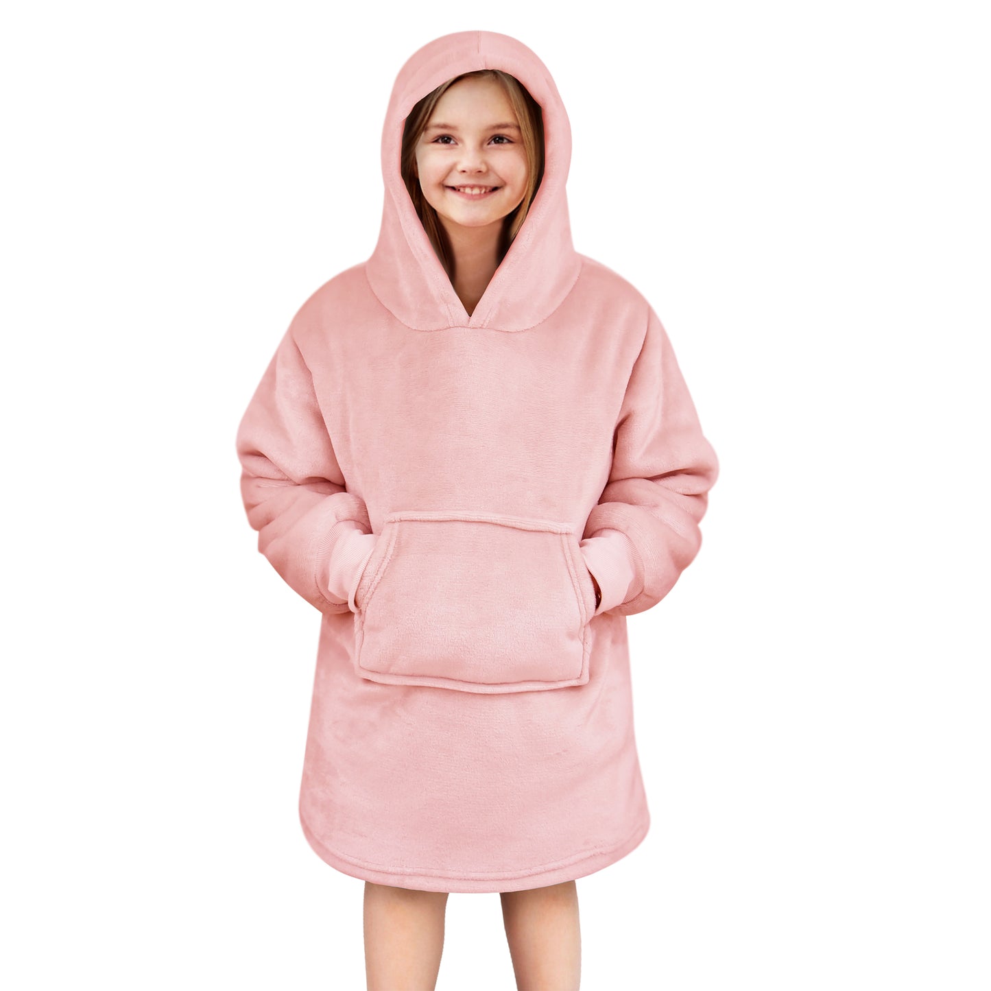 KIDS Roze hoodie met kap