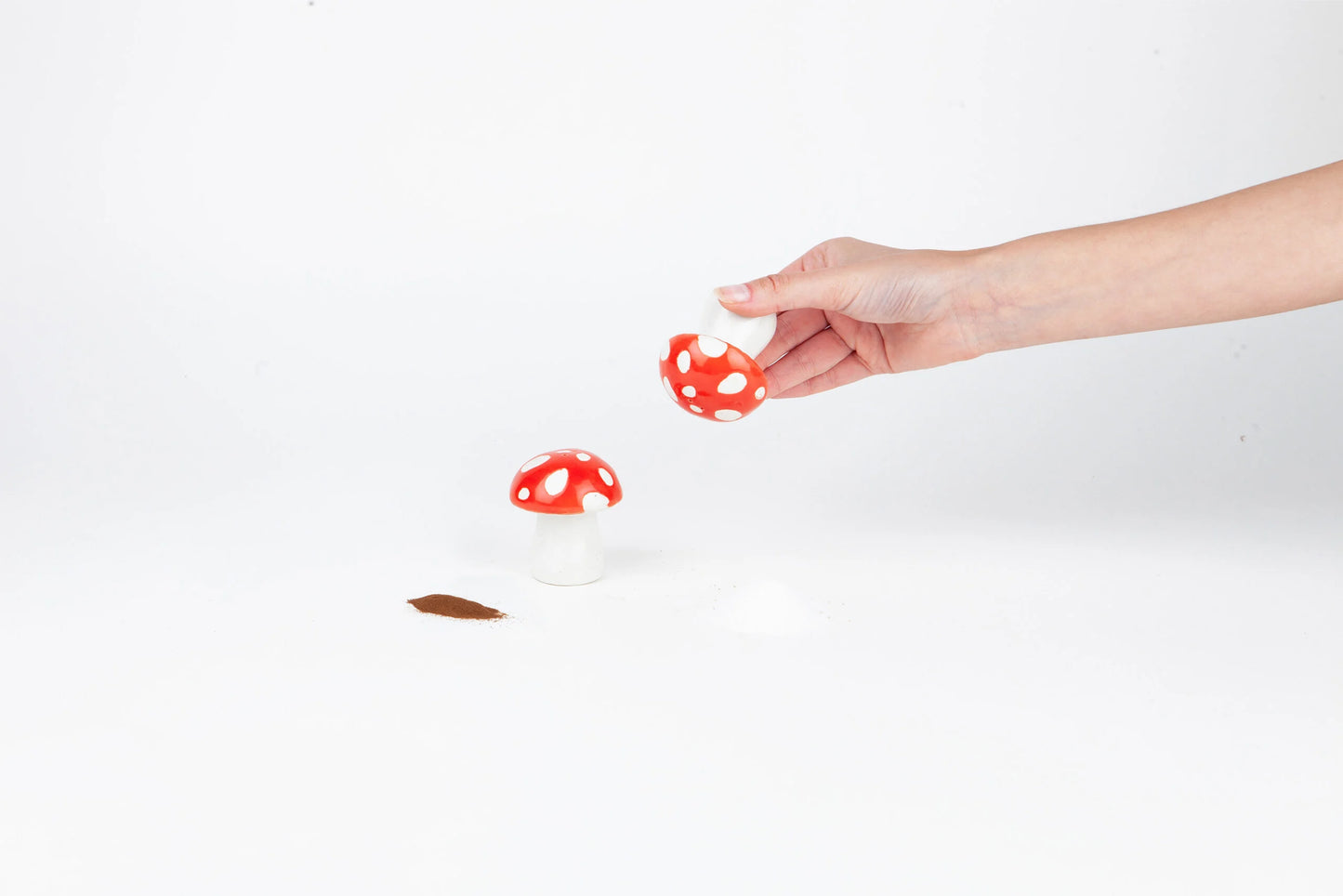 Paddestoel set peper- en zoutvat