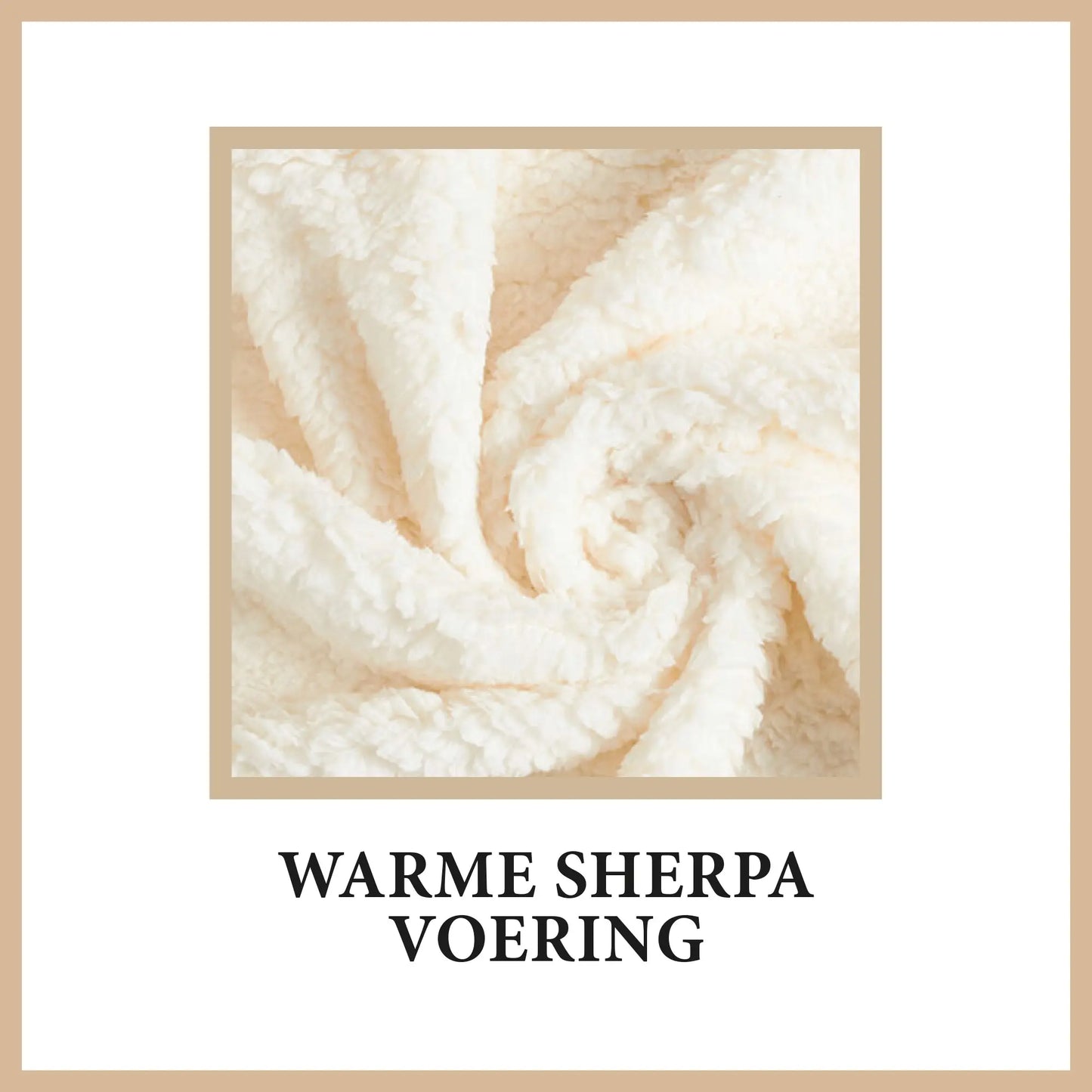 Fleece hoodie met kap I Pumice stone