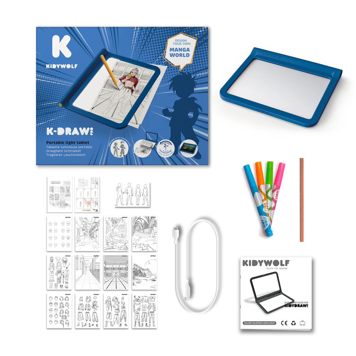 Kidydraw-PRO | Blauw