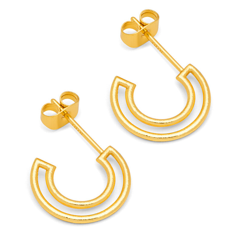 LULU - Oorbellen Shape hoops (paar)