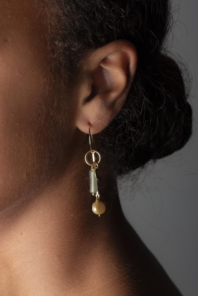 MP Oorbellen | VERNY Gold Green