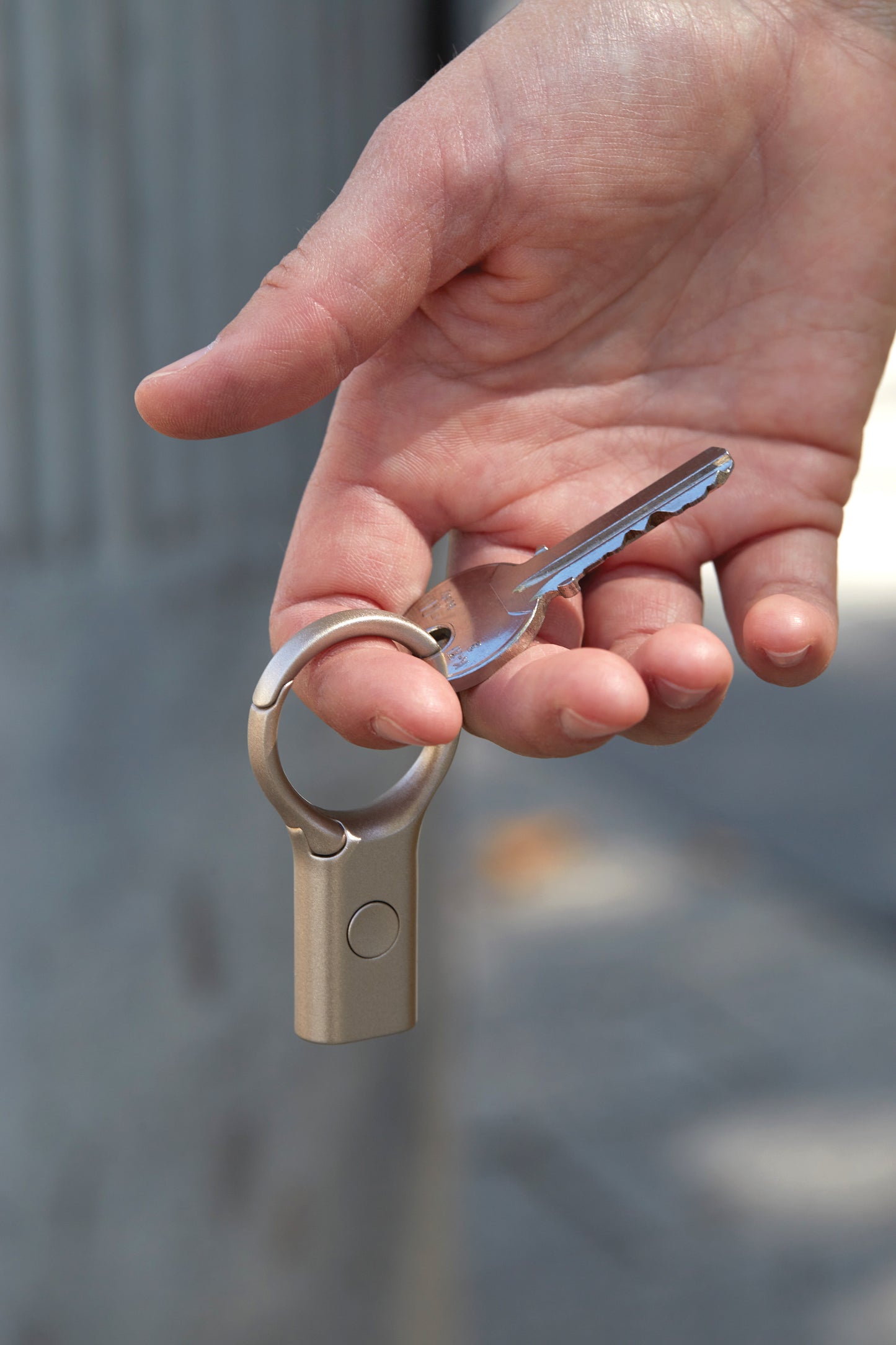 Sleutelhanger met LED zaklamp I Goud