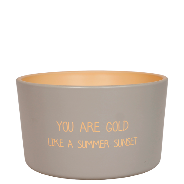 Buitenkaars "You are gold like a summer sunset"