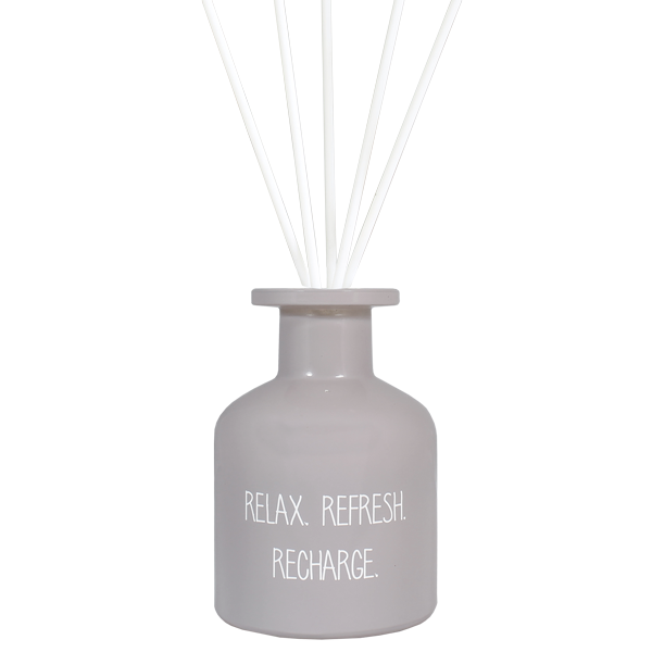 Geurstokjes "relax, refresh, recharge"