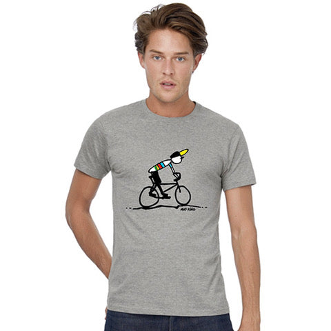 T-Shirt "Mudking" grijs