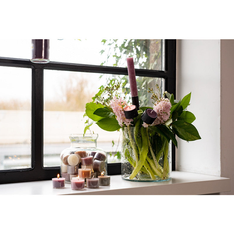 Theelicht set | lilac