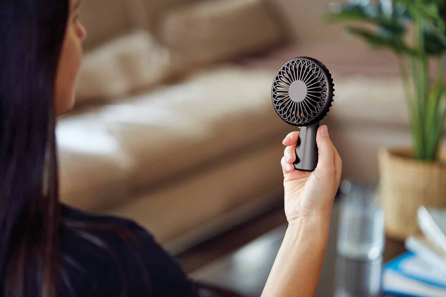 Mini draagbare ventilator I Zwart