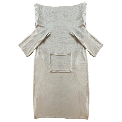 XL fleece deken met armen I Pumice stone