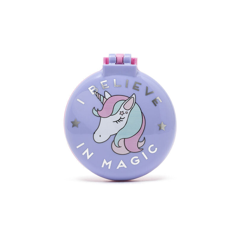 Haarborstel met spiegel - Unicorn