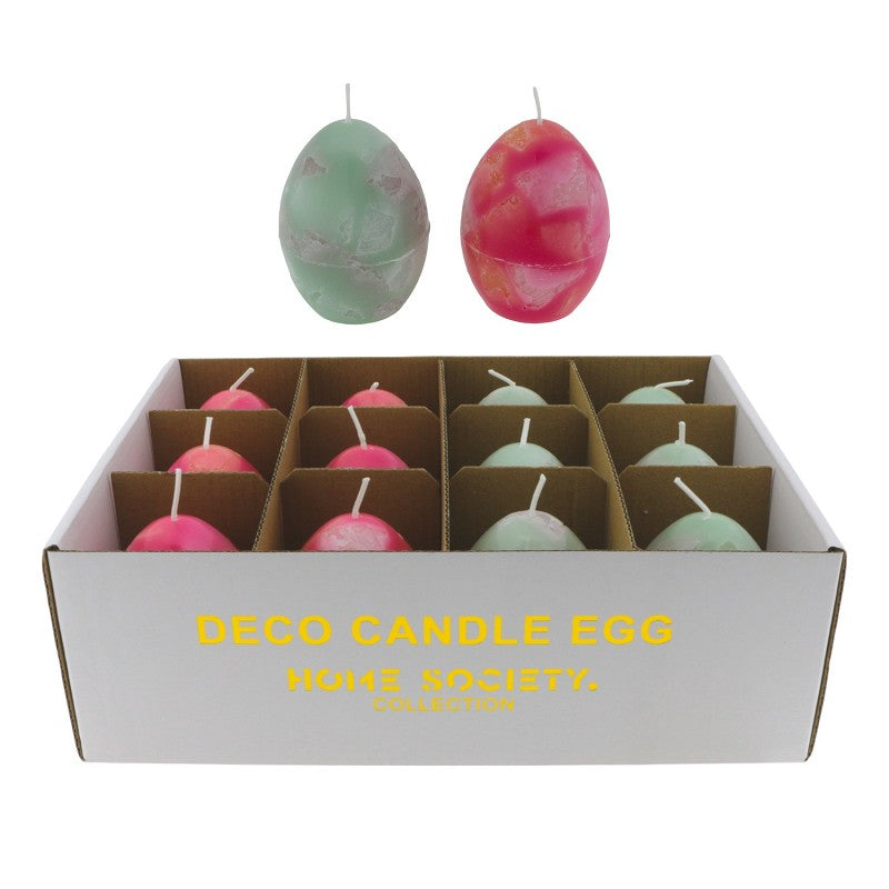 Deco kaars Marble Egg S