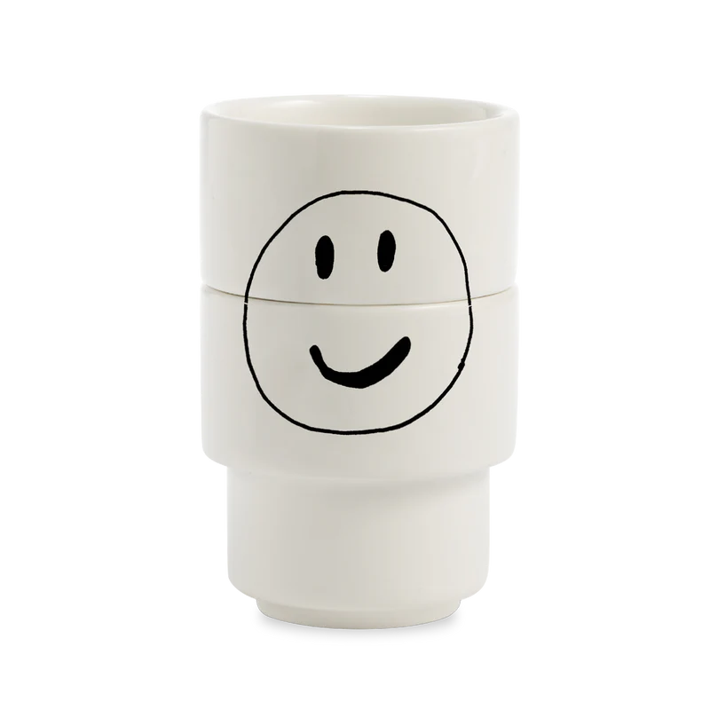 Stapelbare eierdopjes | Smiley