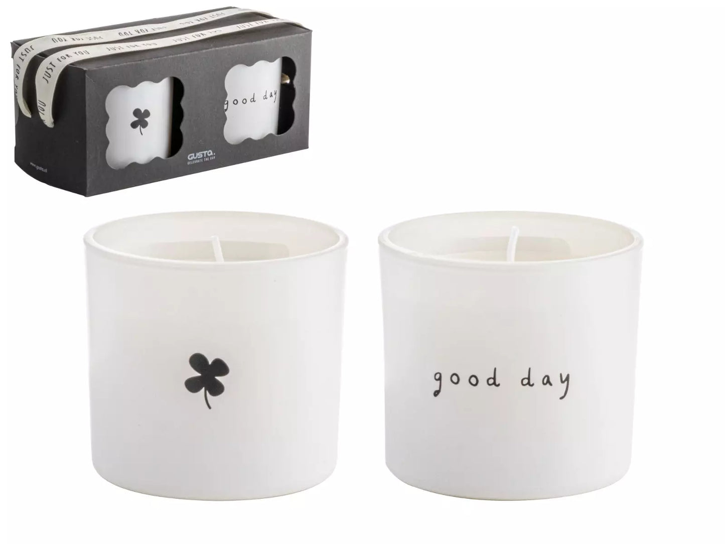 Cadeauset kaarsen | good day