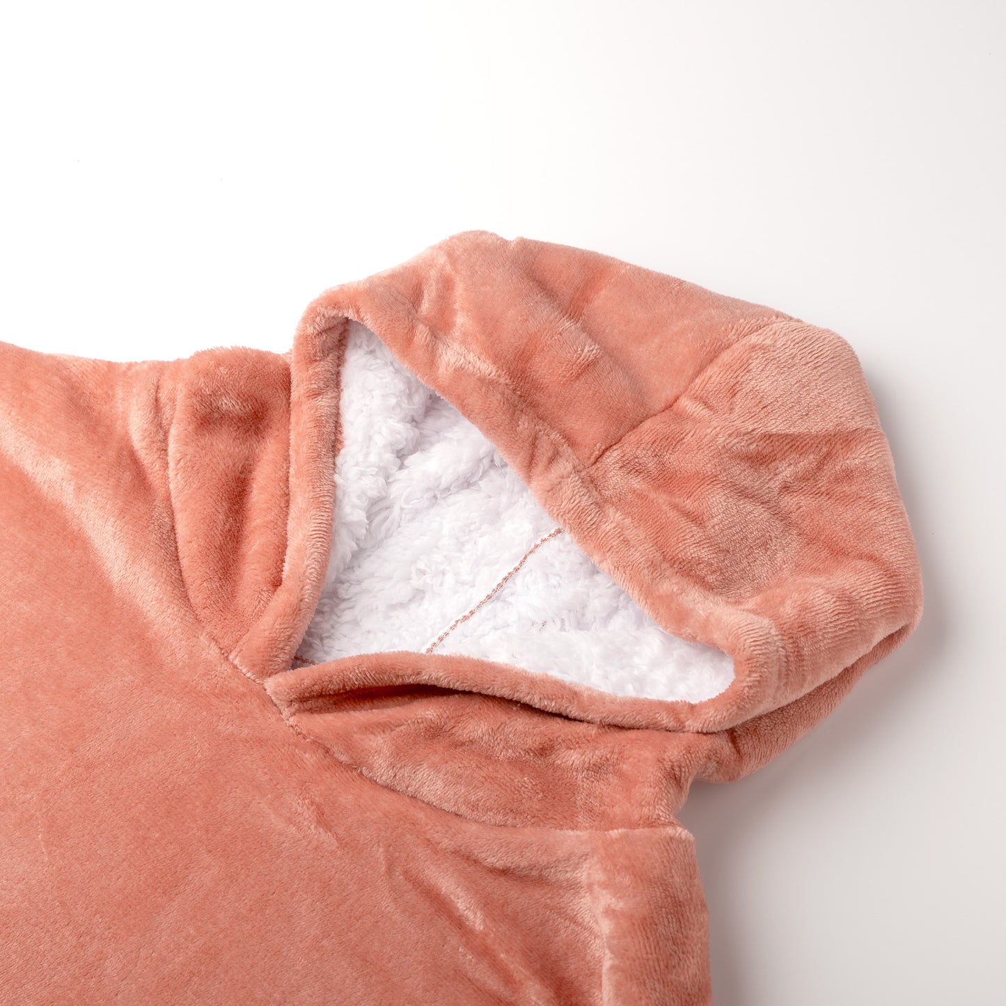 Fleece hoodie met kap I Rose