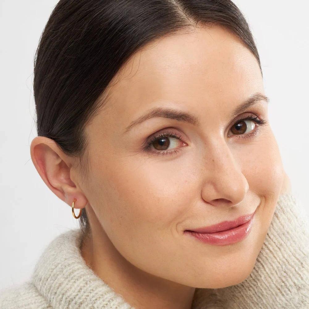 LULU - Oorbel Hoops S |Goud shiny