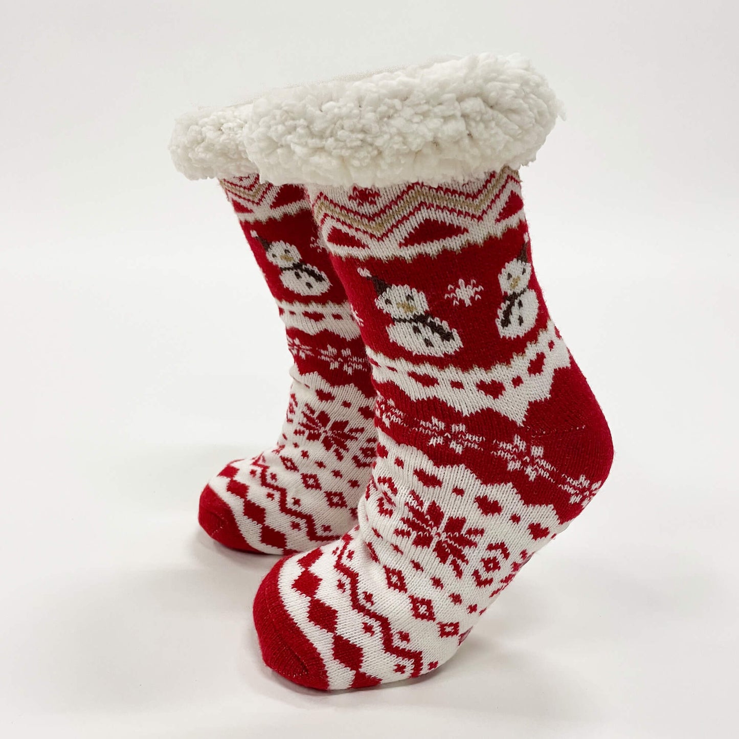 Antislip huissokken I Sneeuwman