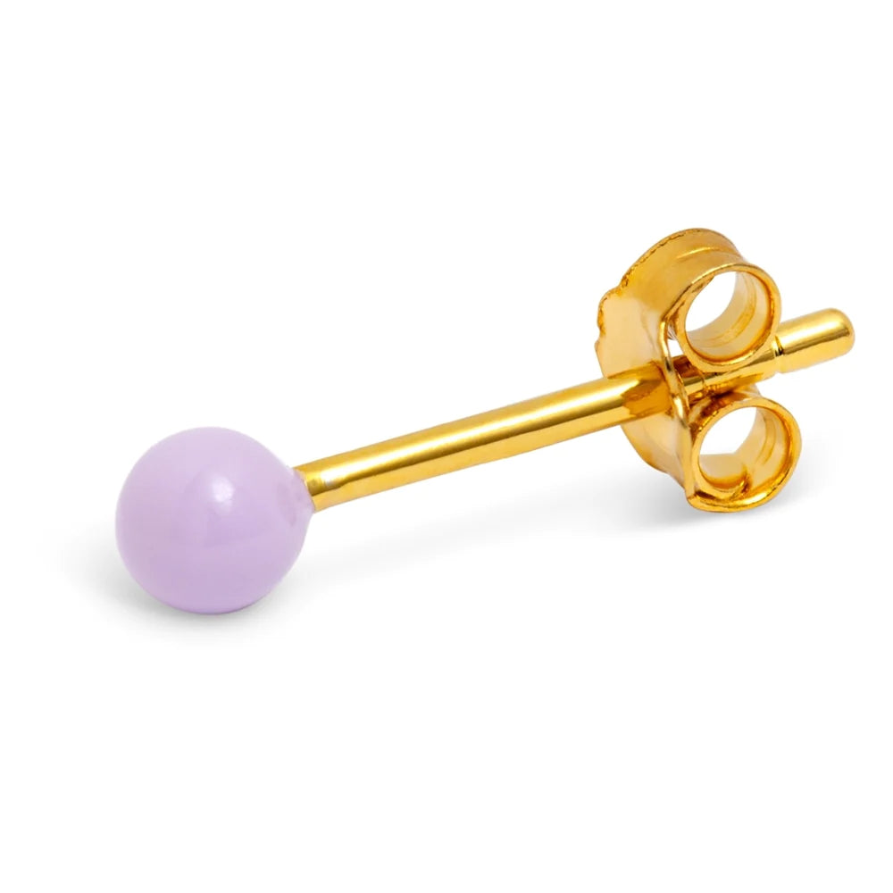 LULU - Oorbel Color Ball Purple