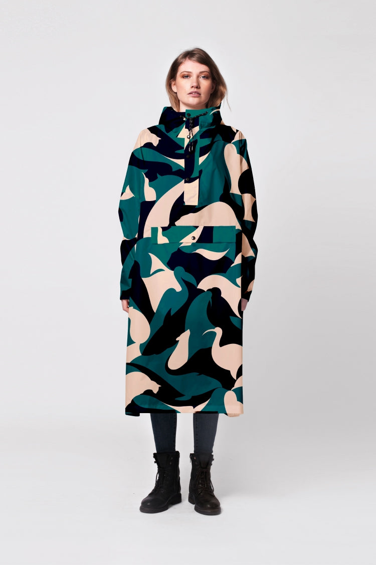 Regenponcho Malika Petrol