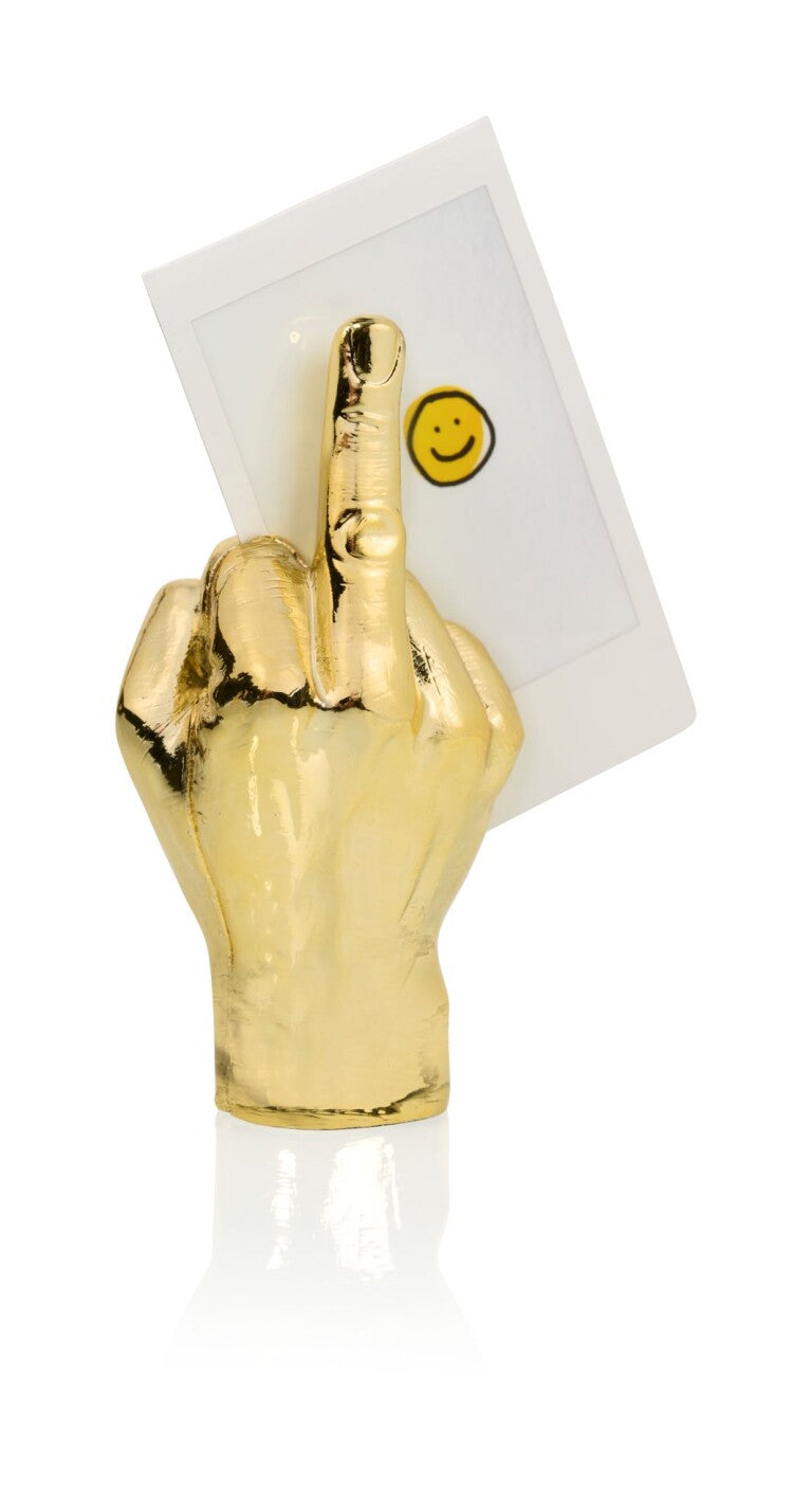 De vinger magnetische fotohouder (goud)