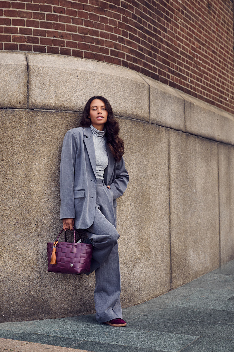 Mini Shopper Paris Mulberry Purple