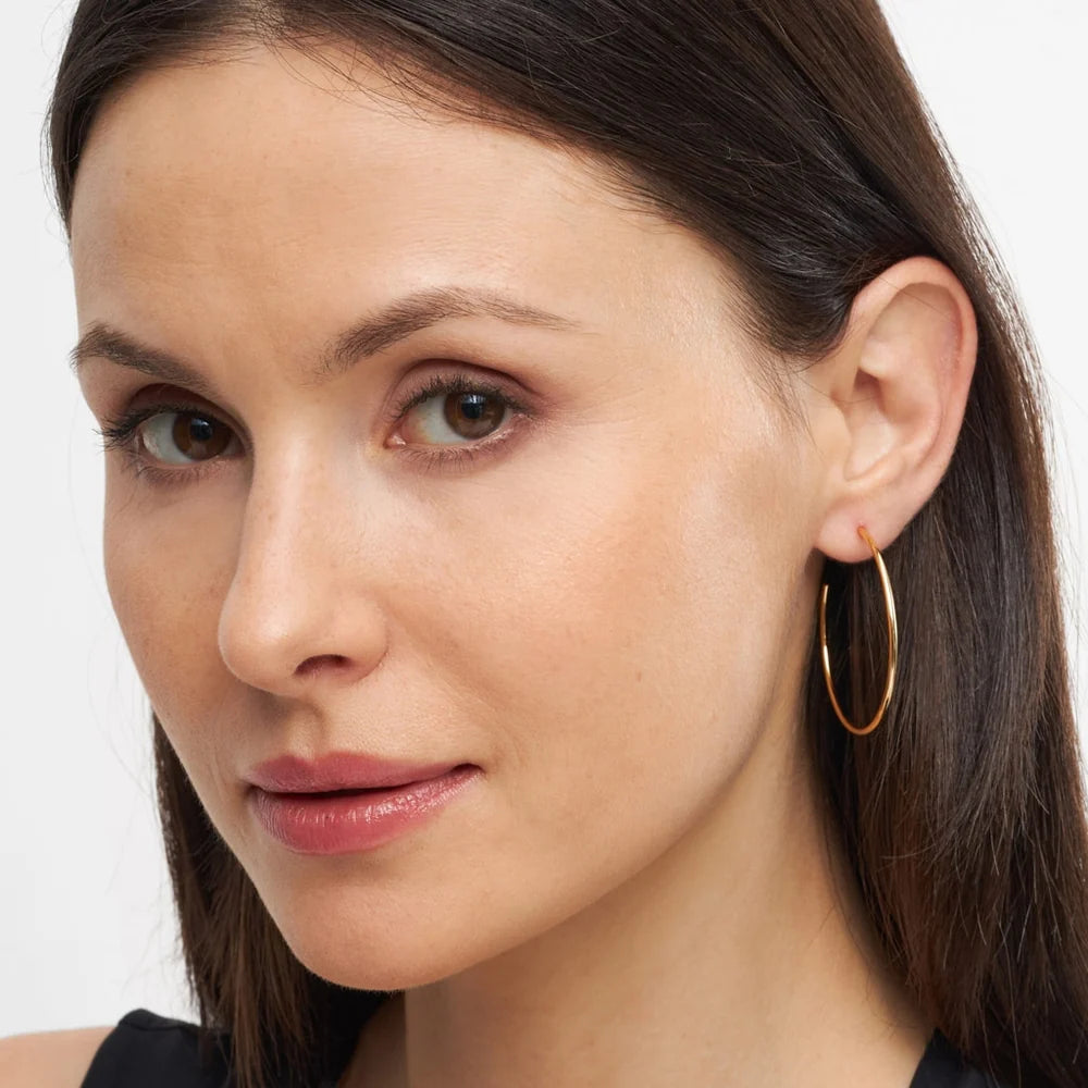 LULU - Oorbel Hoops L |Goud Shiny