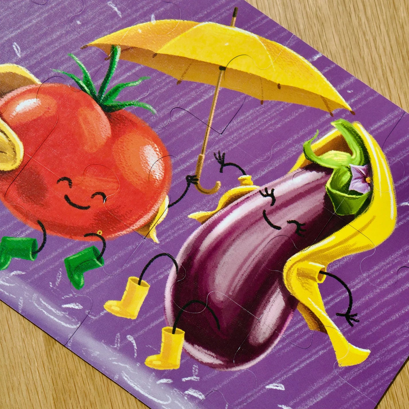 Omkeerbare puzzel "Mijn tomaatje"