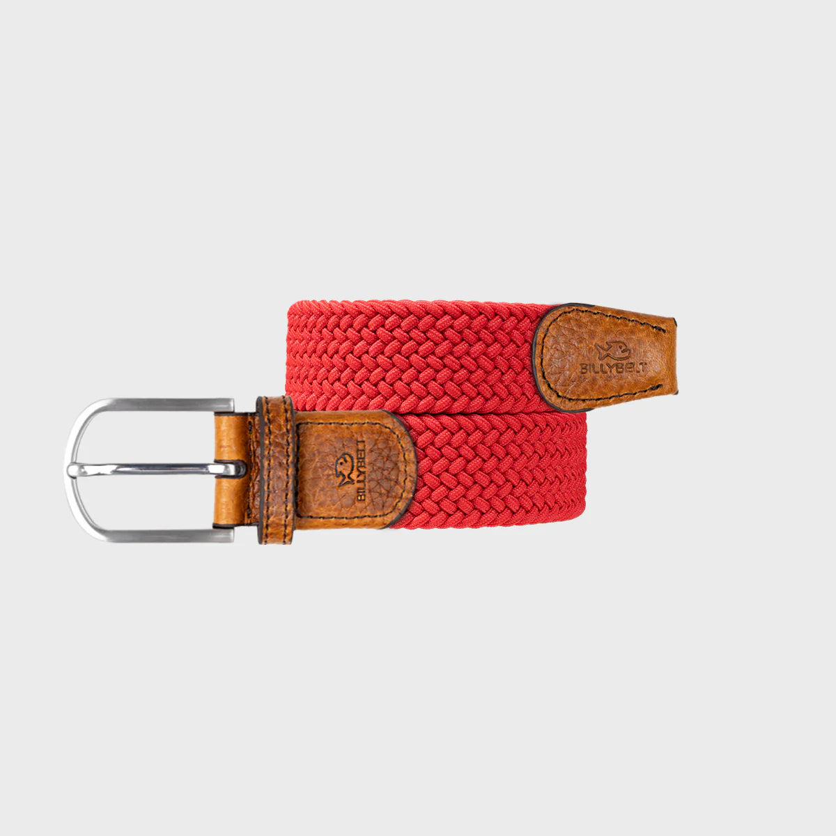 Gevlochten riem Cardinal red