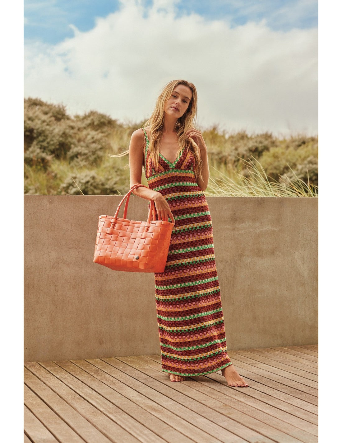 Shopper Paris Deep carrot orange