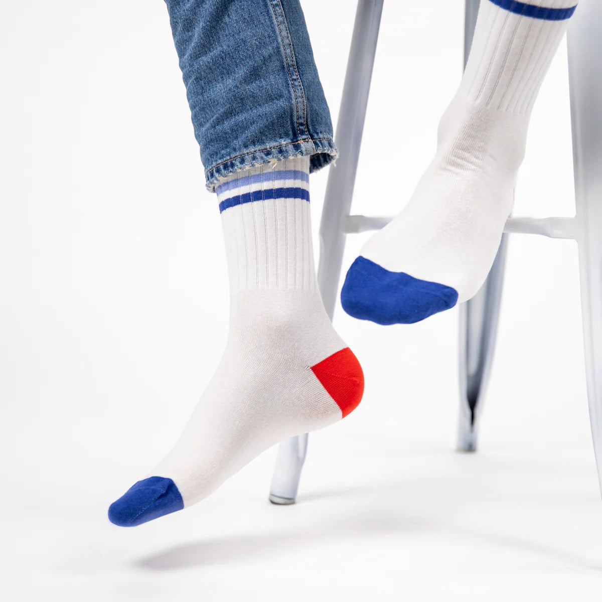 Herensokken Retro |blauw